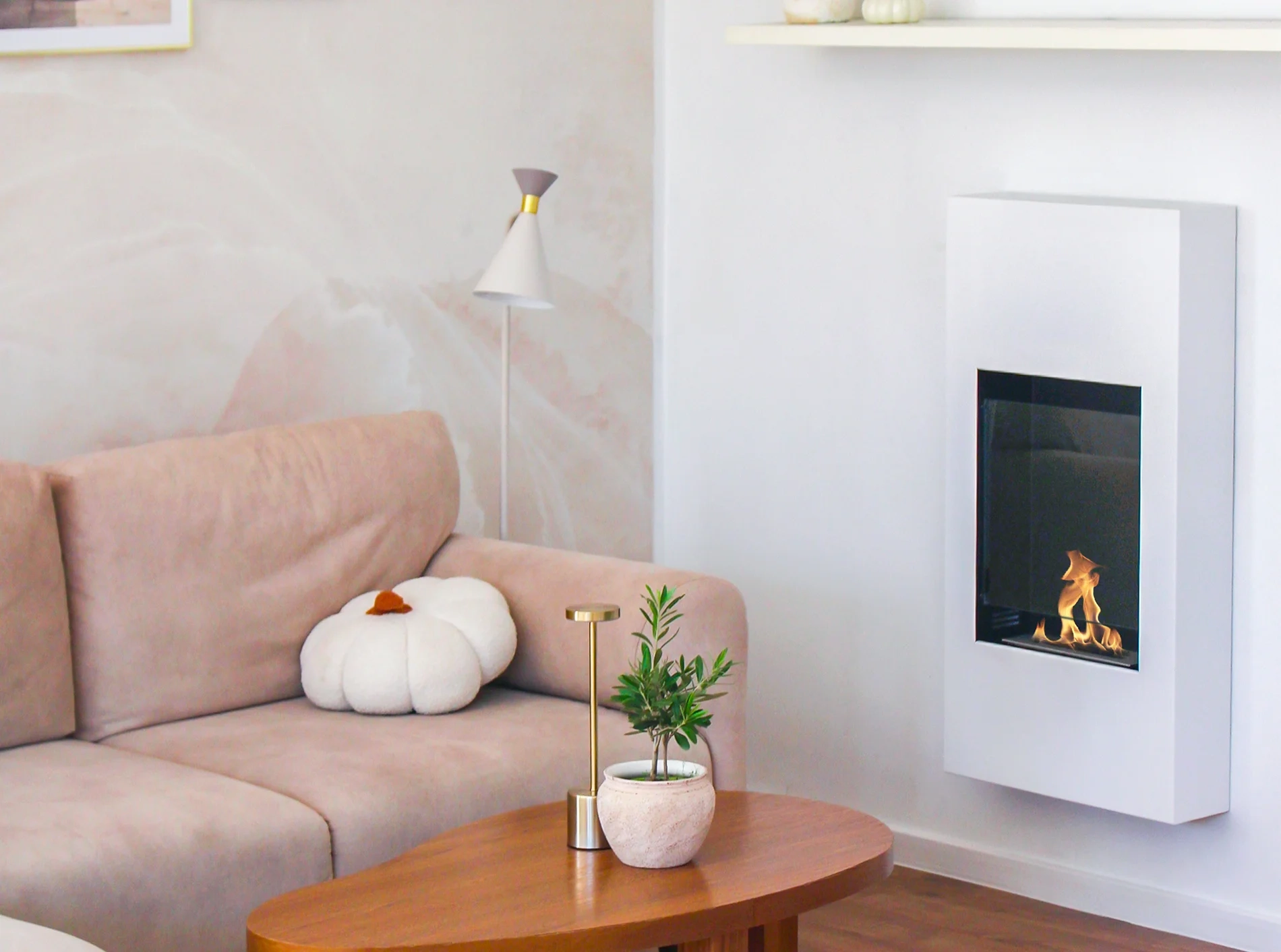 5068 Biokamin Portal Modern mit Glas