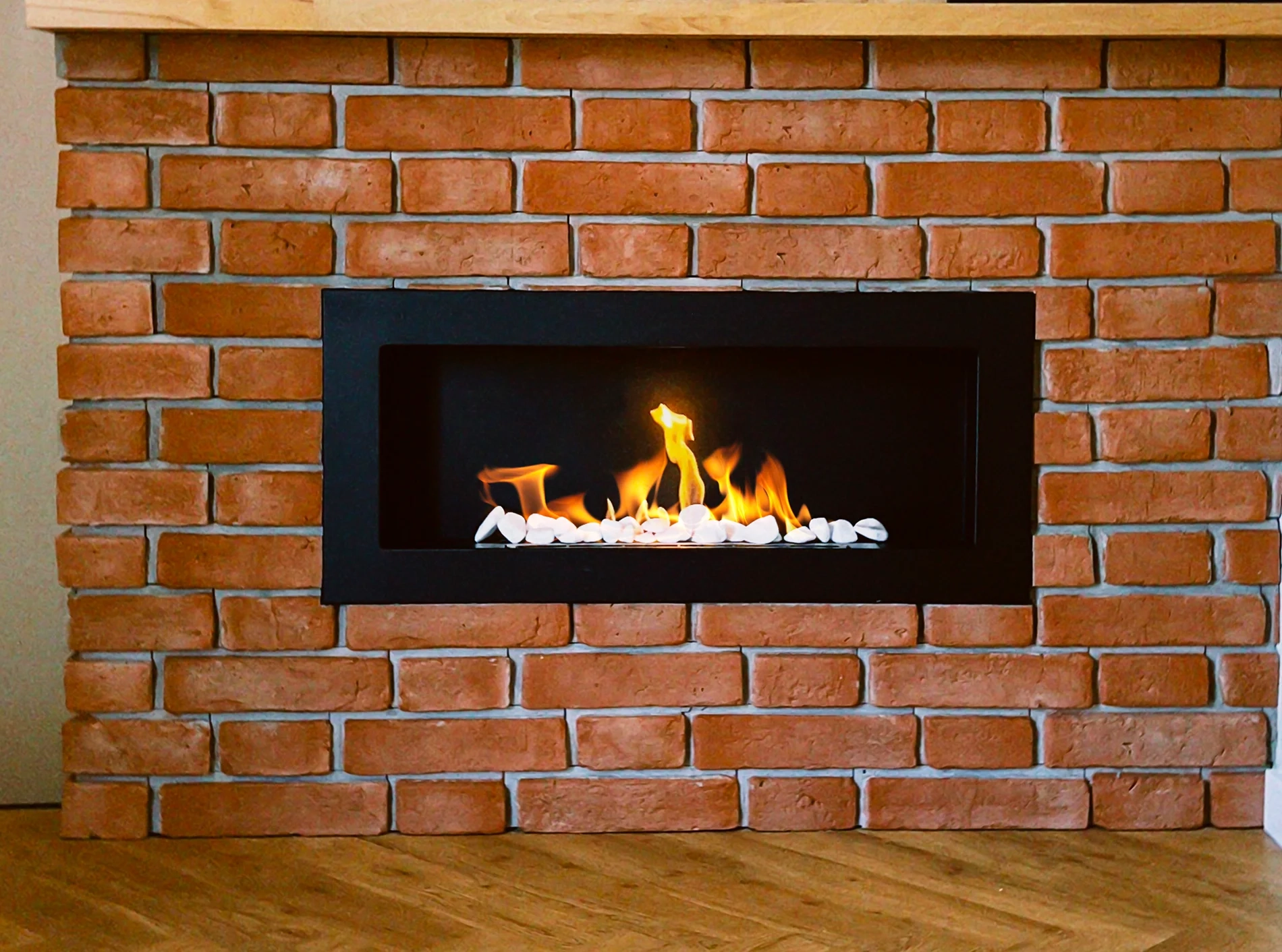 5079 Bio-Kamin 900x400 Schwarz Strukturell