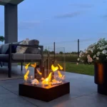 5153 Bioethanol-Standkamin SUNSET GARDEN – Schwarz