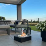 5154 Bioethanol-Standkamin SUNSET GARDEN – Schwarz