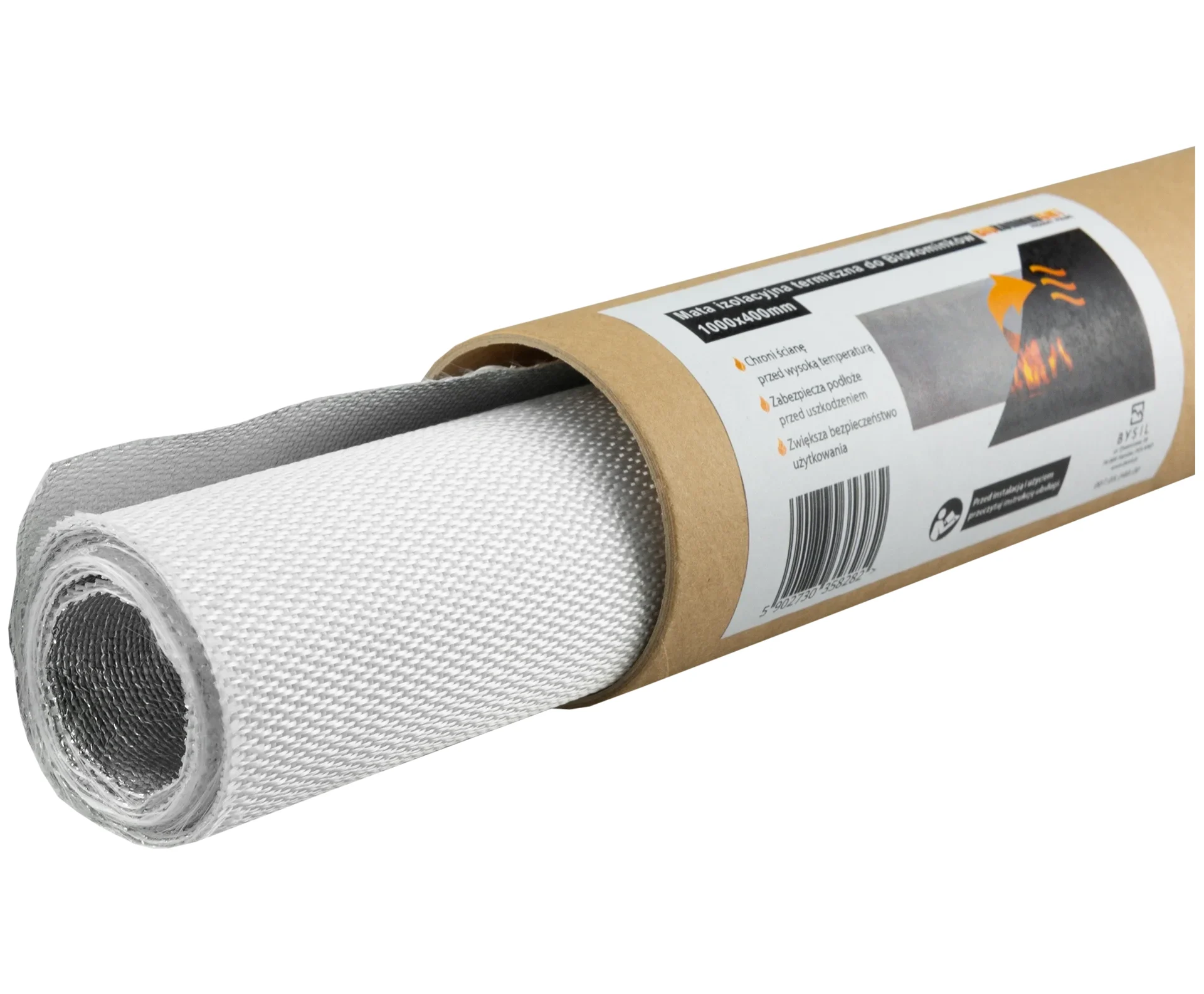 5233 Wärmedämmmatte für Bio-Kamine - 1000x400 mm
