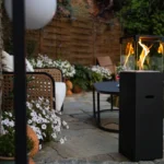 5304 Bioethanol-Standkamin PATIO – BESTIA – Schwarz Matt