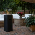 5305 Bioethanol-Standkamin PATIO – BESTIA – Schwarz Matt