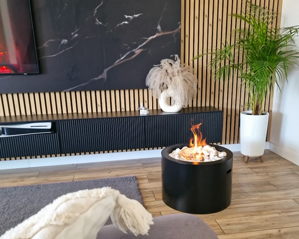 5524 Bio-Kamin Moon schwarz matt