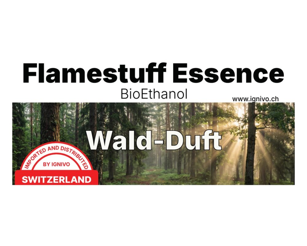 Bioethanol Wald-Duft 1L – Flamestuff Essence Biokraftstoff Duft 1 l Schwarzwald